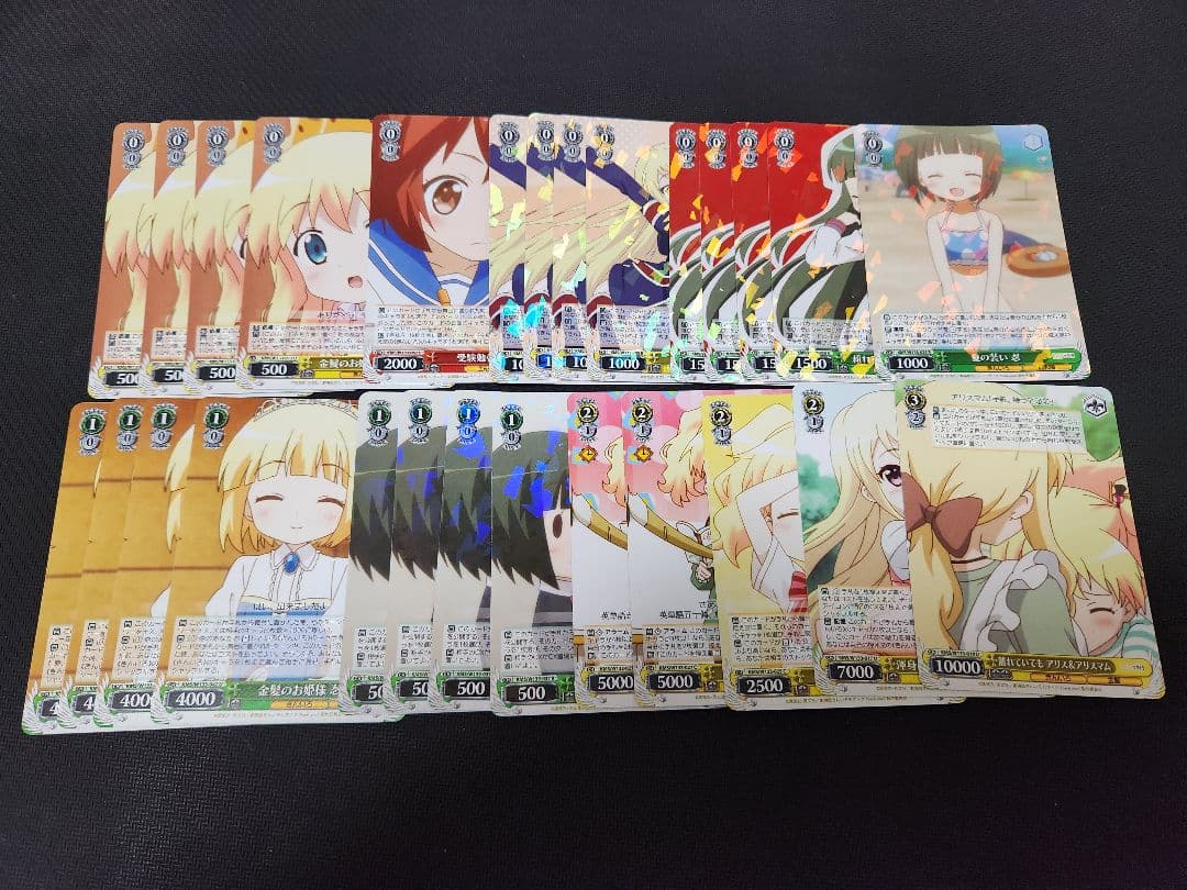 ヴァイスシュヴァルツ　きんいろモザイク　デッキ　パーツ