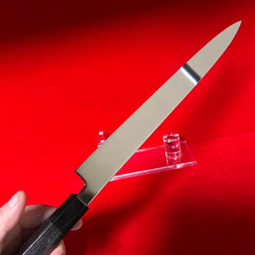 包丁　フグ引く　尺　全鏡面仕上げ　切味抜群　箱付　未使用品