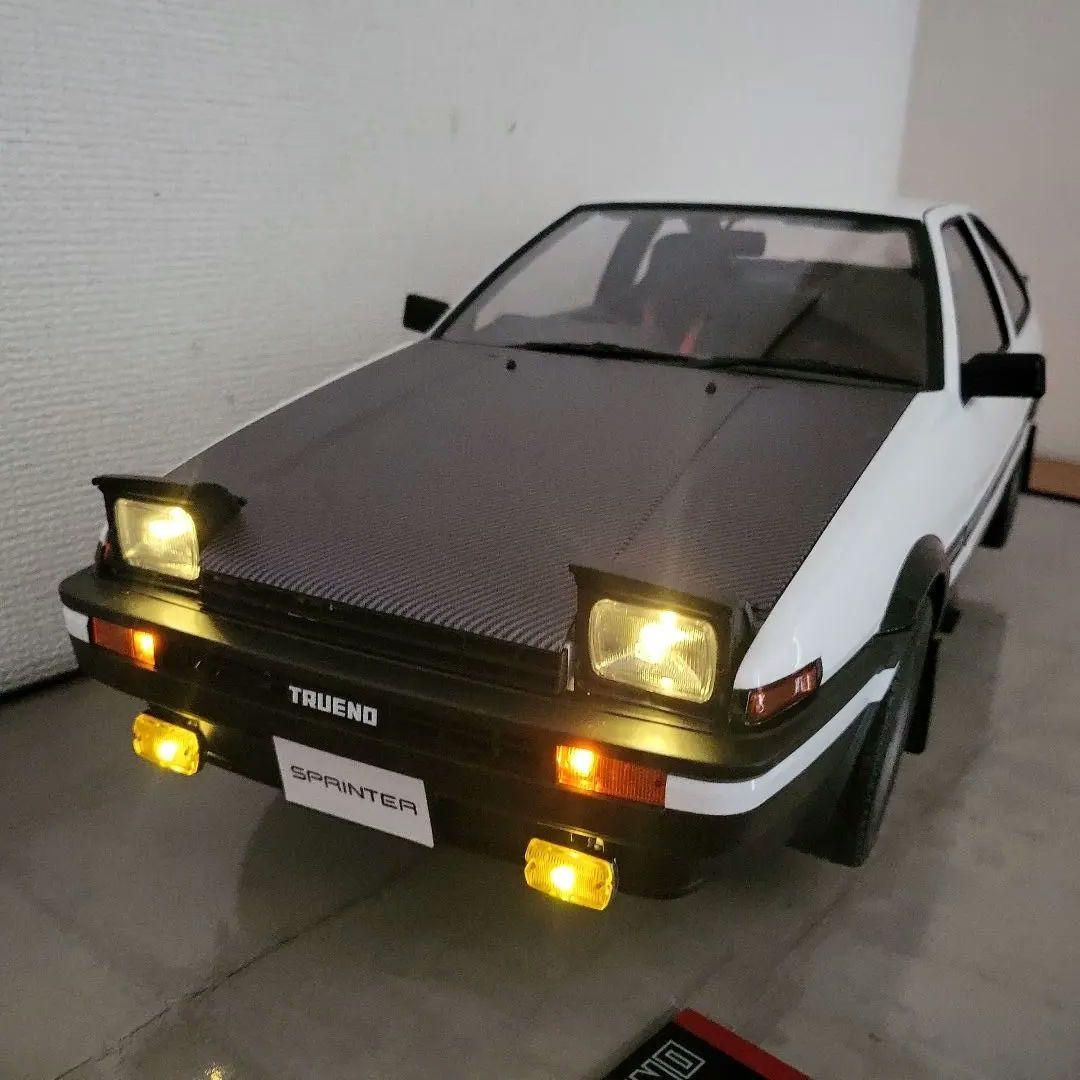 デアゴスティーニ　AE86 1/8　スプリンタートレノアクリルケース無し