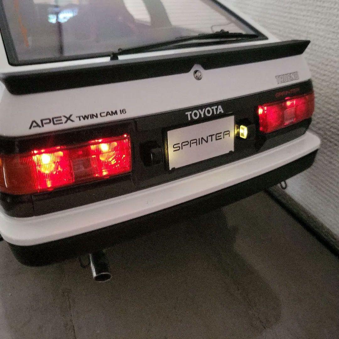 デアゴスティーニ　AE86 1/8　スプリンタートレノアクリルケース無し