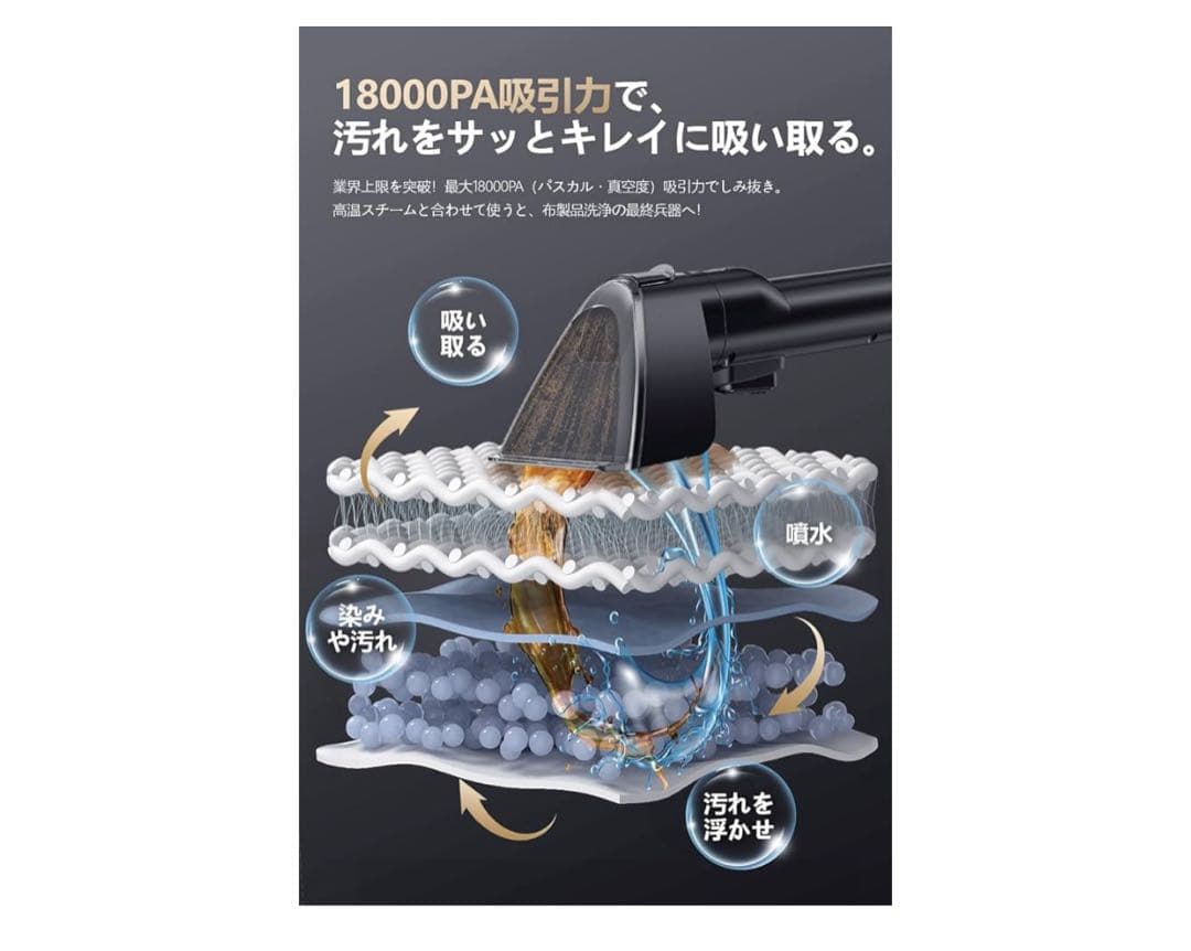 【美品】Yadea R6 カーペットクリーナー 加熱式