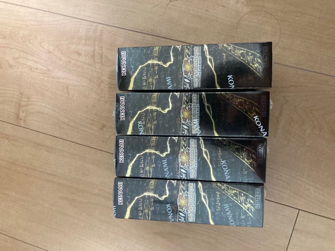 遊戯王リミットオーバーコレクション THE HEROES 4box 新品未開封