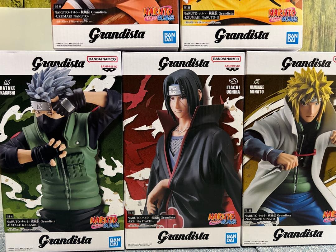 Grandista NARUTO疾風伝 ナルト・カカシ・イタチ・ミナト セット