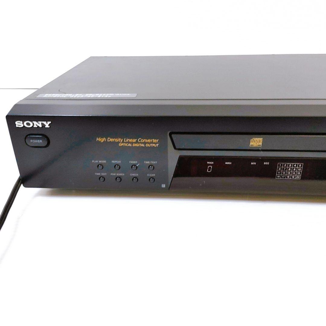 SONY CDP-XE570　高音質 CDプレーヤー　リモコン付