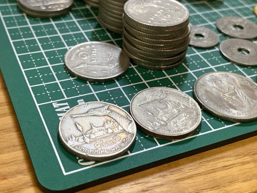 タイ　記念硬貨　旧硬貨　サタン　バーツ　　まとめ売り
