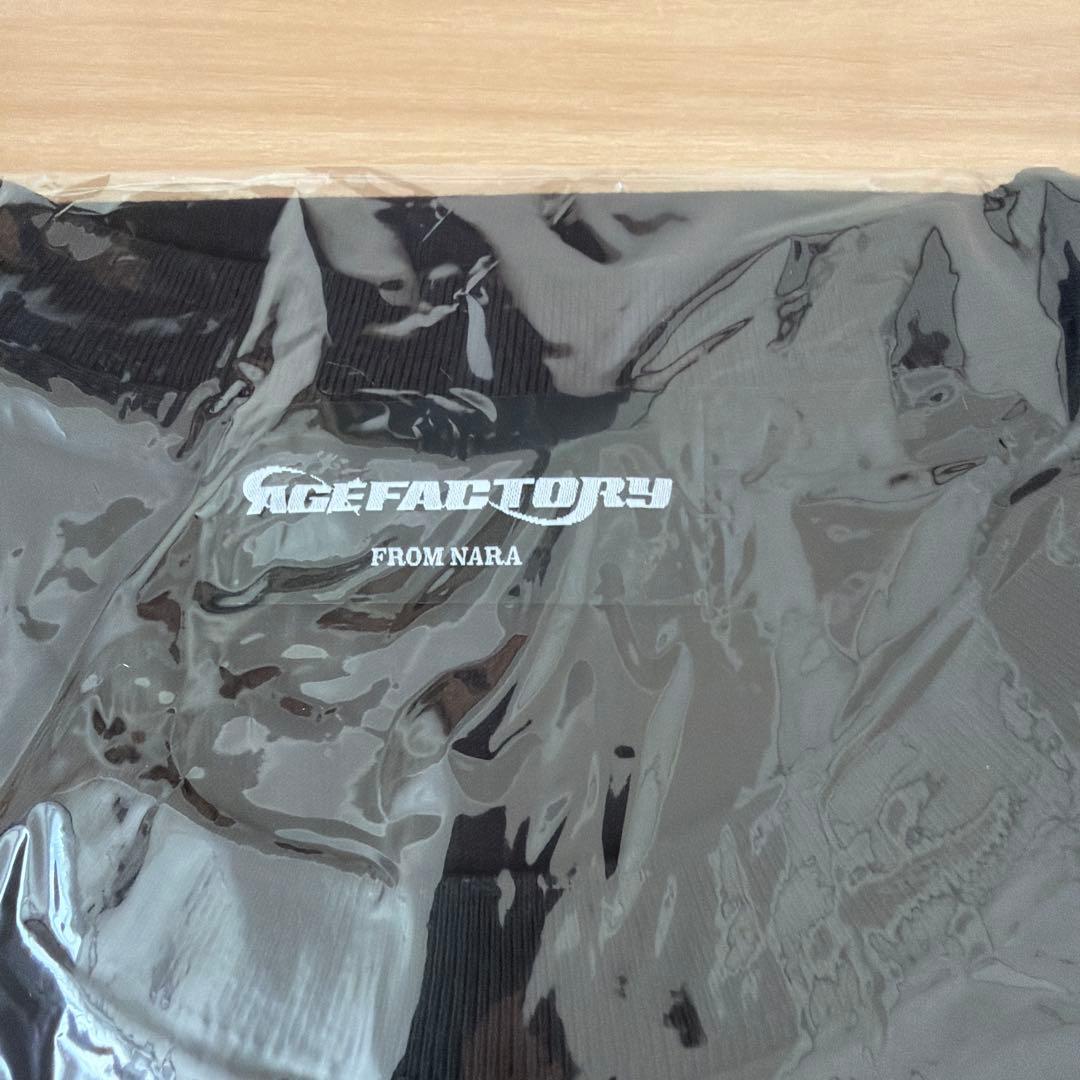 Age Factory黒 Tシャツ Lサイズ Agefロゴ