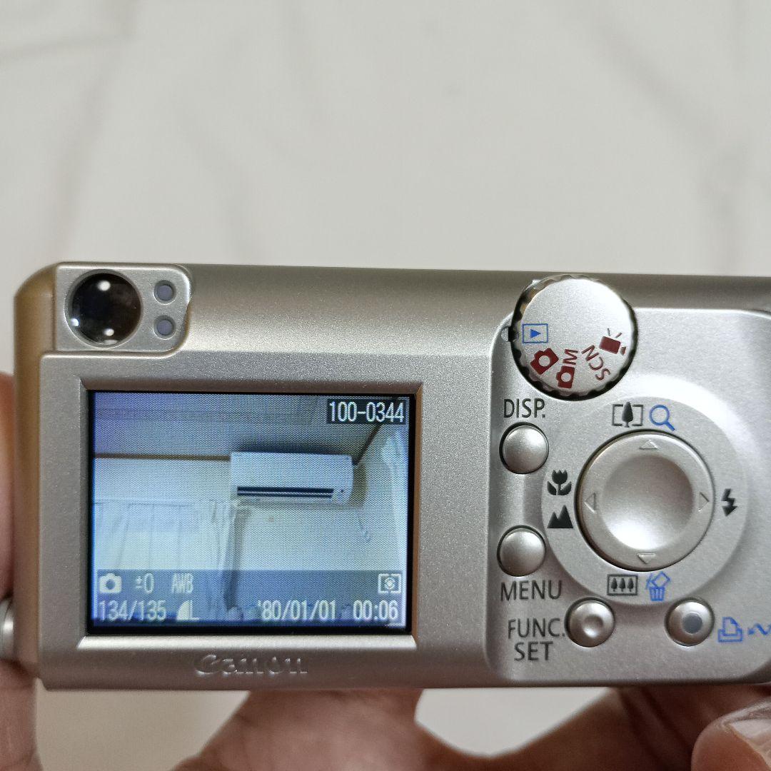 【超美品】Canon PowerShot A430 デジカメ　希少　シルバー