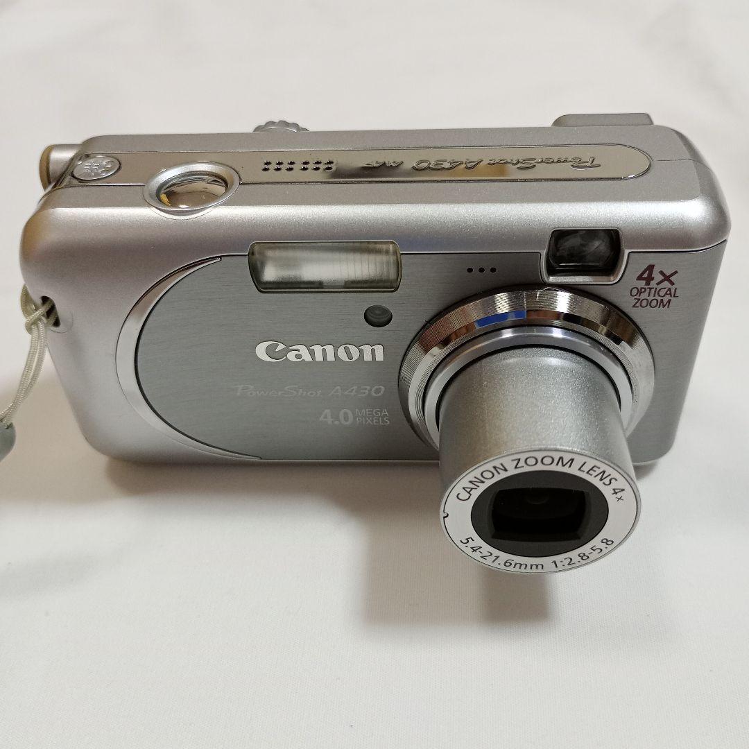 【超美品】Canon PowerShot A430 デジカメ　希少　シルバー