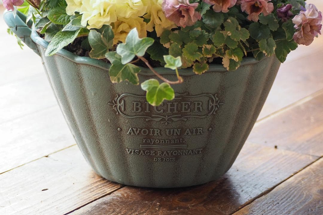 【お値下】アンティークな大人ピンクの寄せ植え