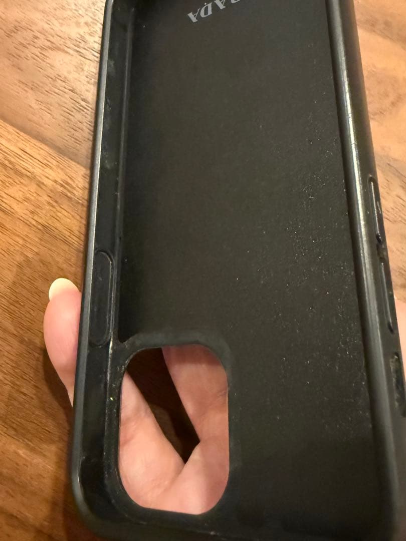 PRADA サフィアーノレザー iPhoneケース 13mini ブラック