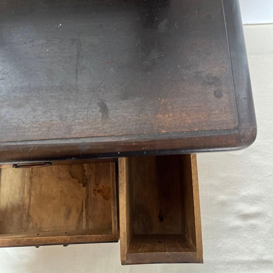 姫鏡台　前黒柿　vintage mirror 組み立て式　民藝