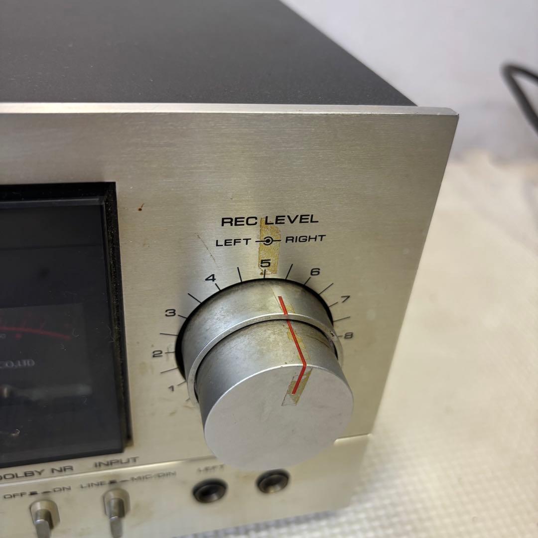 アカイ　CS-732D カセットデッキ　通電のみ