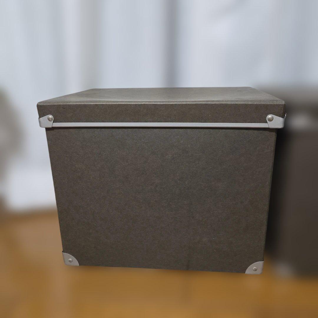 無印良品　硬質パルプボックス　フタ式　 2個セット