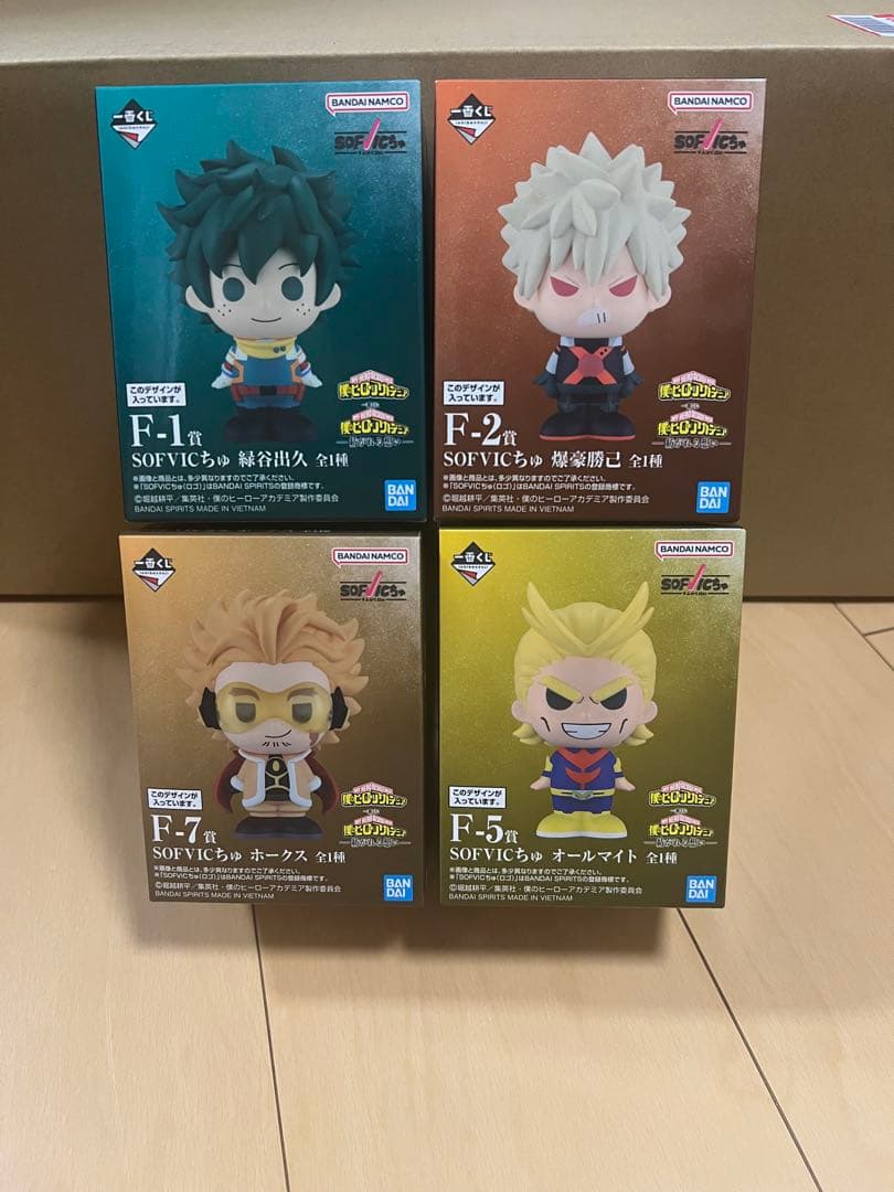 一番くじ　僕のヒーローアカデミア　紡がれる想い フィギュア・下位賞セット