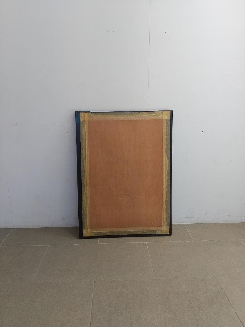 ■美品■螺鈿細工 無垢材ミラー アジアン/エスニック