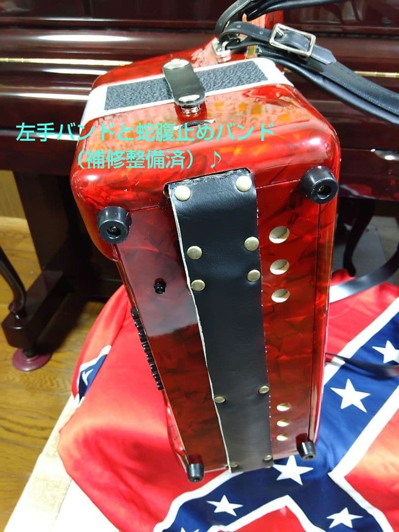 【即演奏可】TOMBO T32N アコーディオン 整備簡易調律済32鍵32ベース