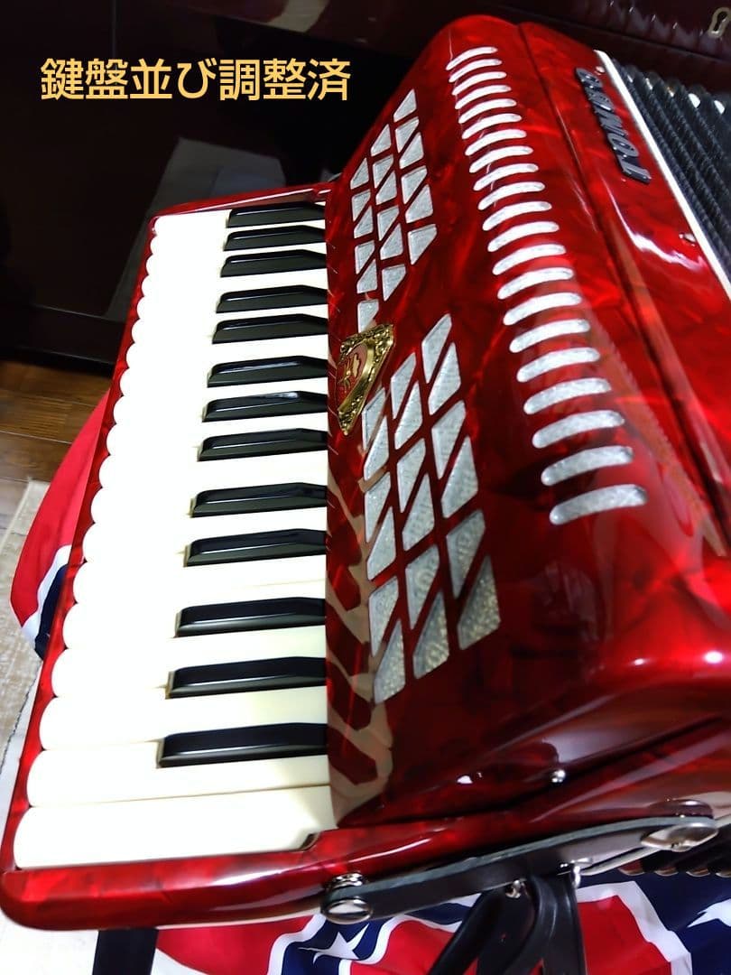 【即演奏可】TOMBO T32N アコーディオン 整備簡易調律済32鍵32ベース