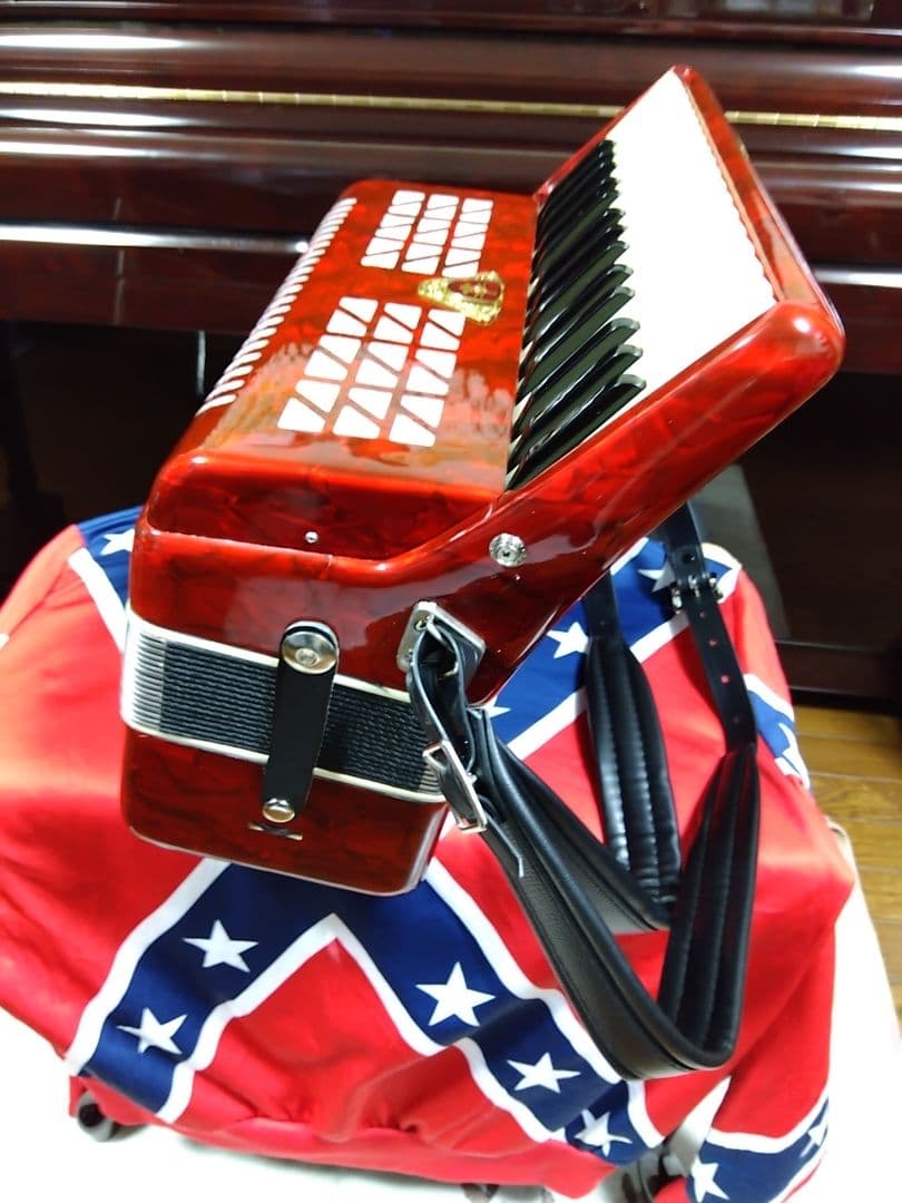 【即演奏可】TOMBO T32N アコーディオン 整備簡易調律済32鍵32ベース