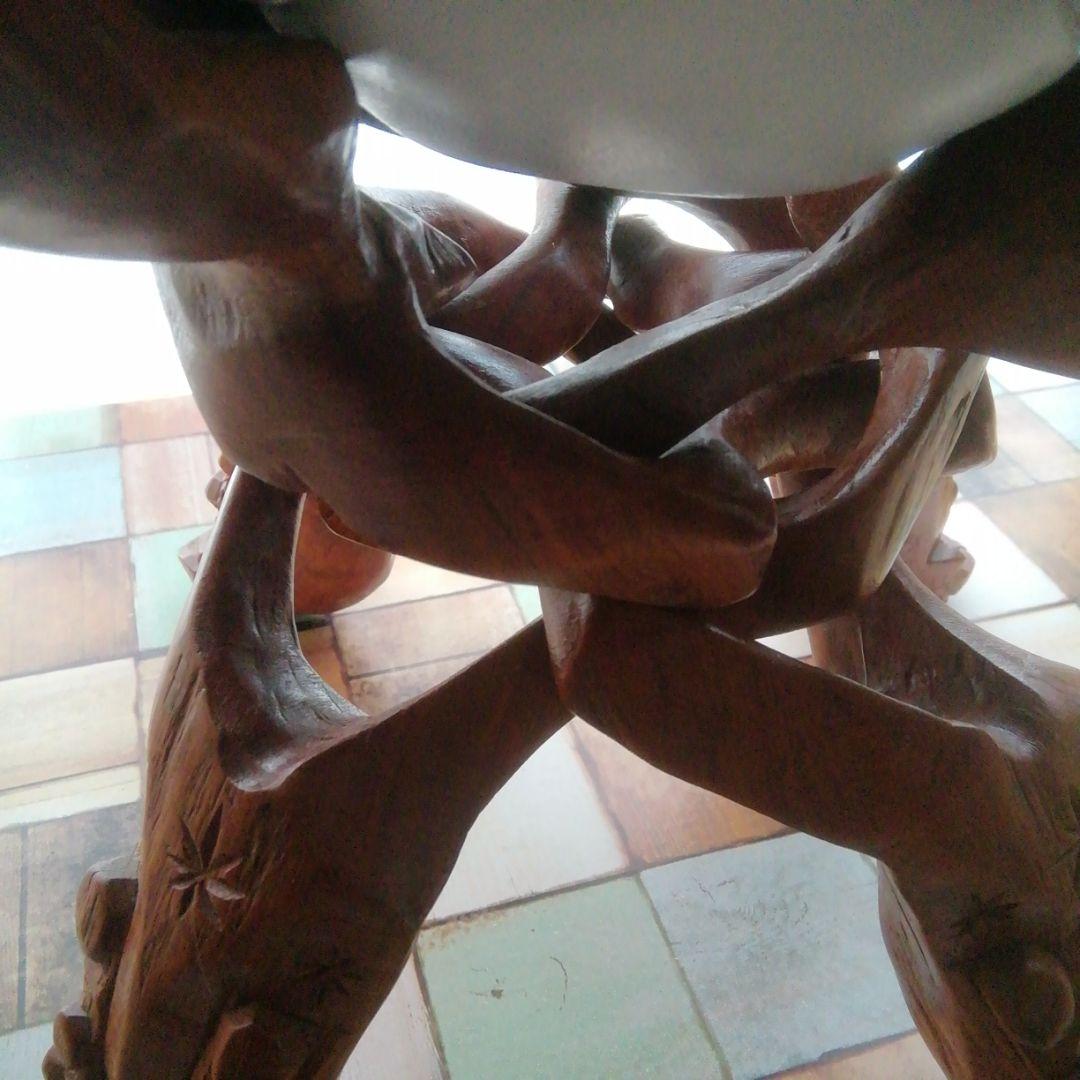 ミャンマー土産 木製 置物