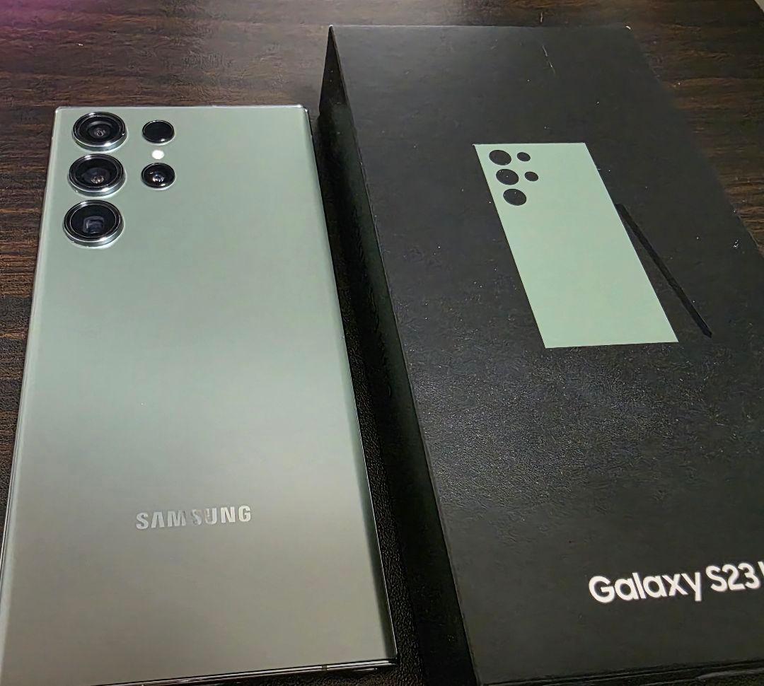 美品　Galaxy S23 Ultra グリーン 512GB 香港版