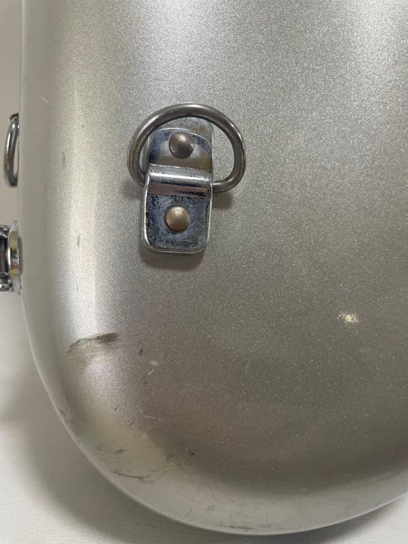 CCシャイニー テナーサックスケース シルバー　ショルダーリュック　2Way