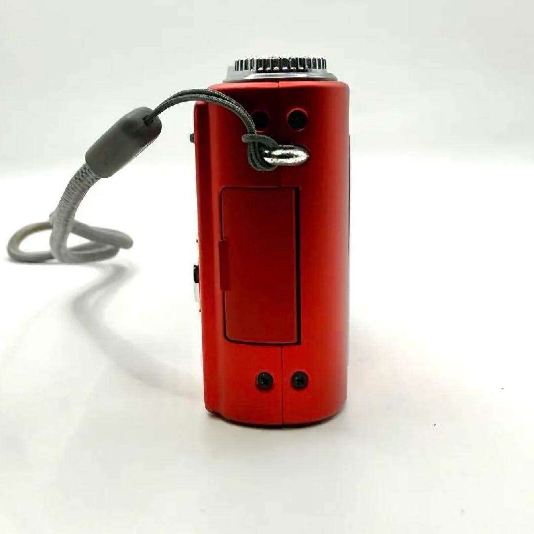 動作品 パナソニック DMC-ZX3 デジカメカメラ コンデジ 赤