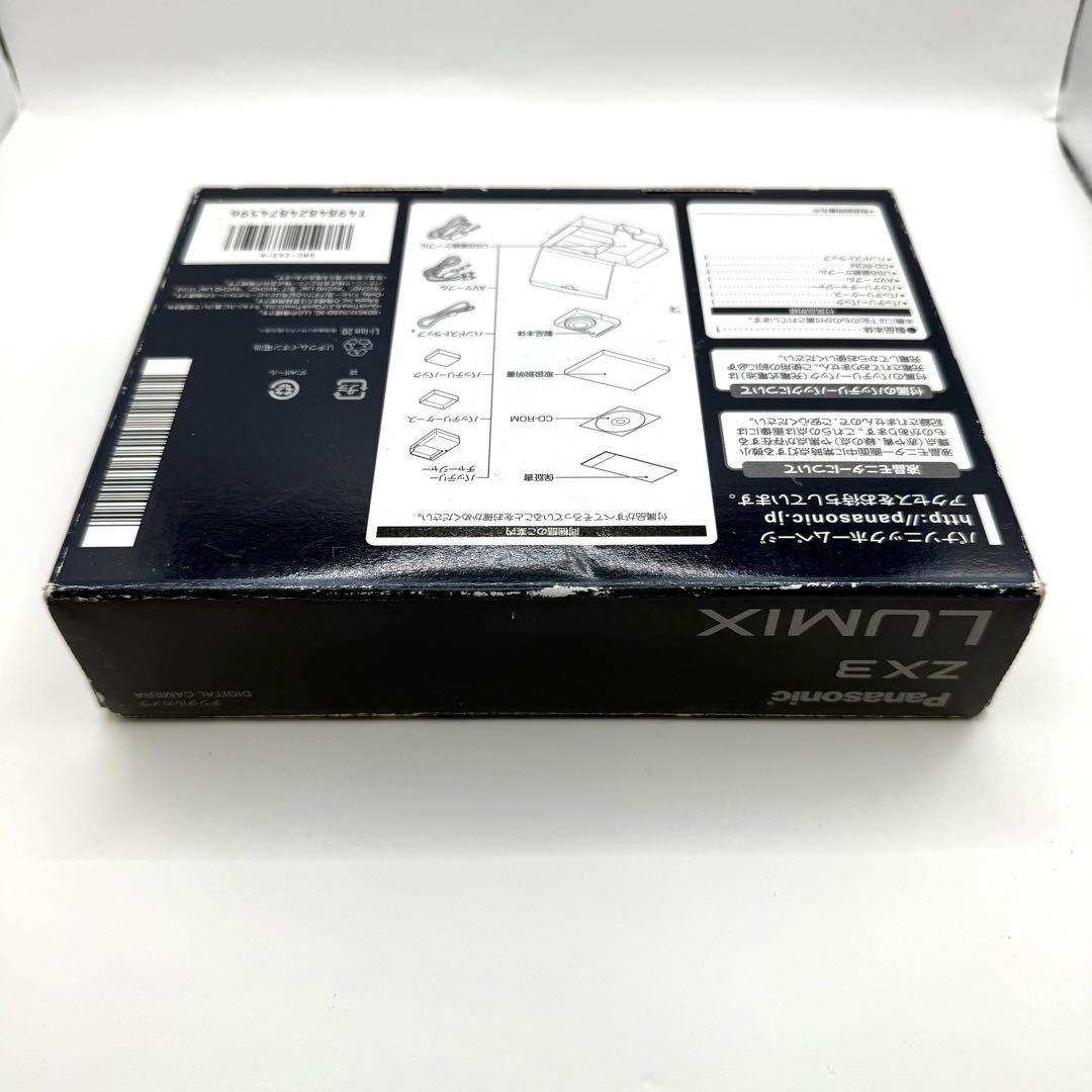 動作品 パナソニック DMC-ZX3 デジカメカメラ コンデジ 赤