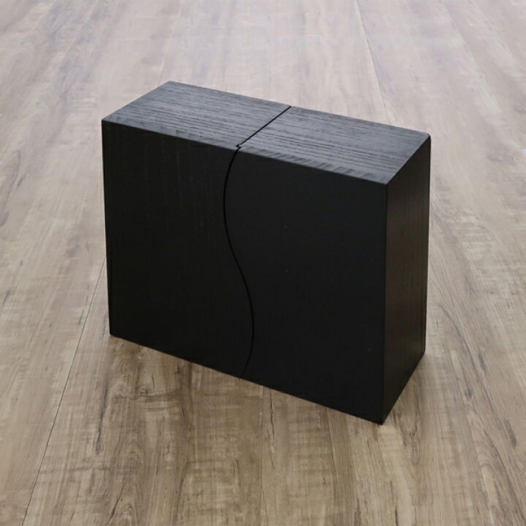 想ひ箱　おもいはこ　黒（ウレタン塗装）　桐箱　小物入れ