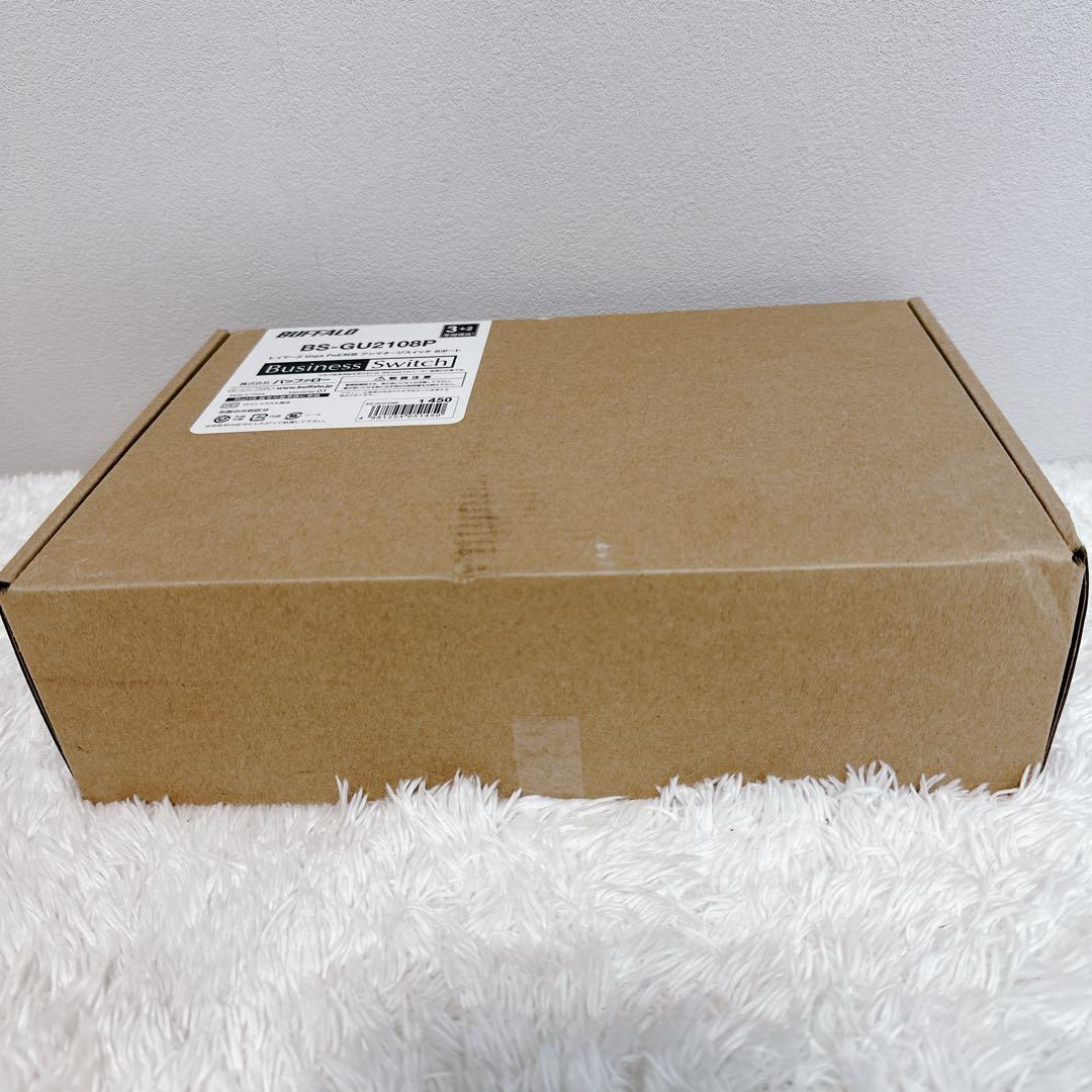 新品未開封 バッファロー BS-GU2108P PoE給電 ギガ対応