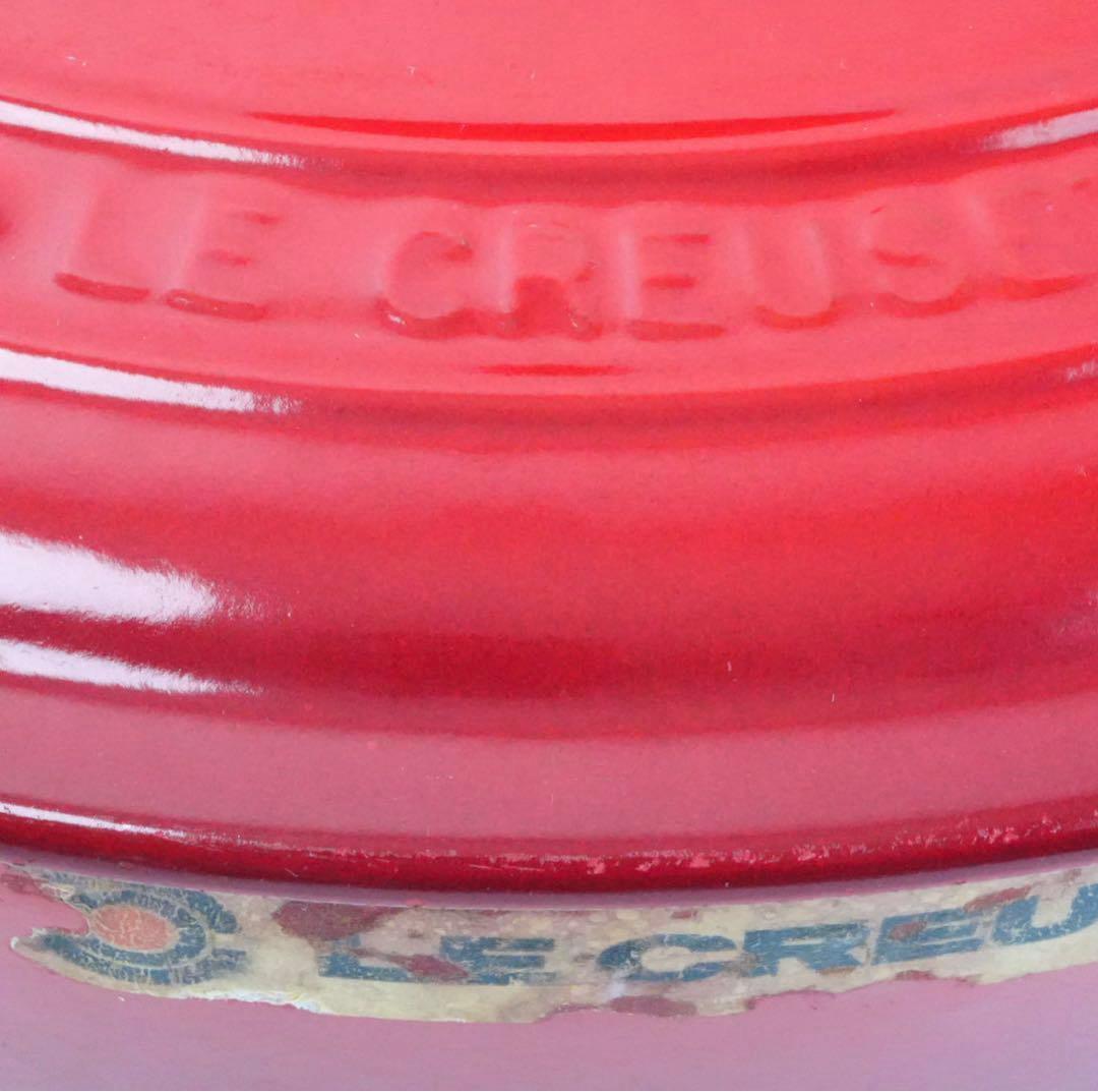 【美品】LE CREUSET　ココット オーバル チェリーレッド　27cm