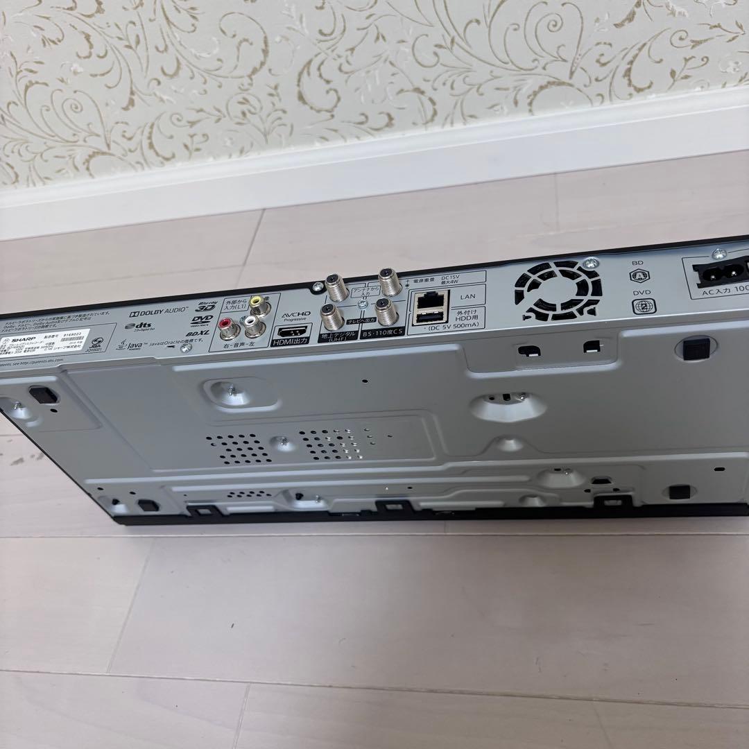 レコーダー　Blu-ray SHARP AQUOS 500GB
