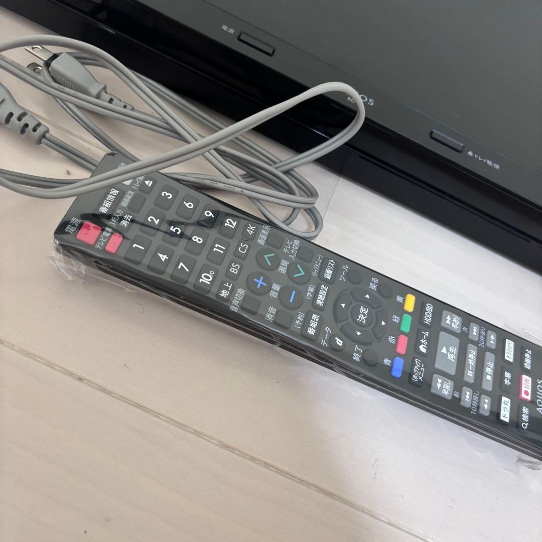 レコーダー　Blu-ray SHARP AQUOS 500GB