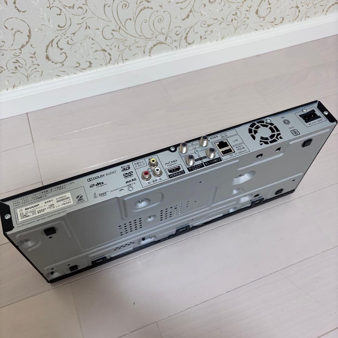 レコーダー　Blu-ray SHARP AQUOS 500GB