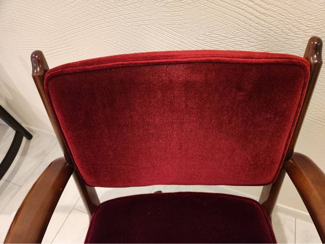 karimokuカリモク コロニアルデスクチェア キャスター付き　回転椅子