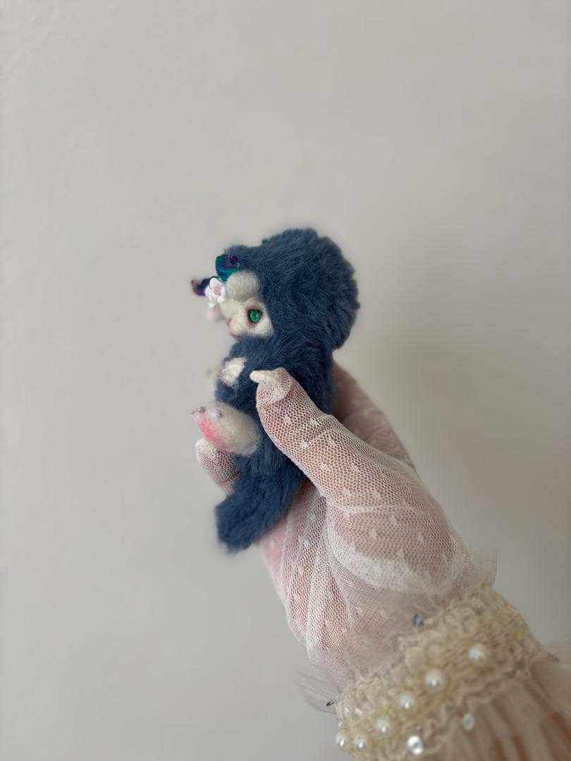アートドール　ツノ幻獣45 羊毛フェルト
