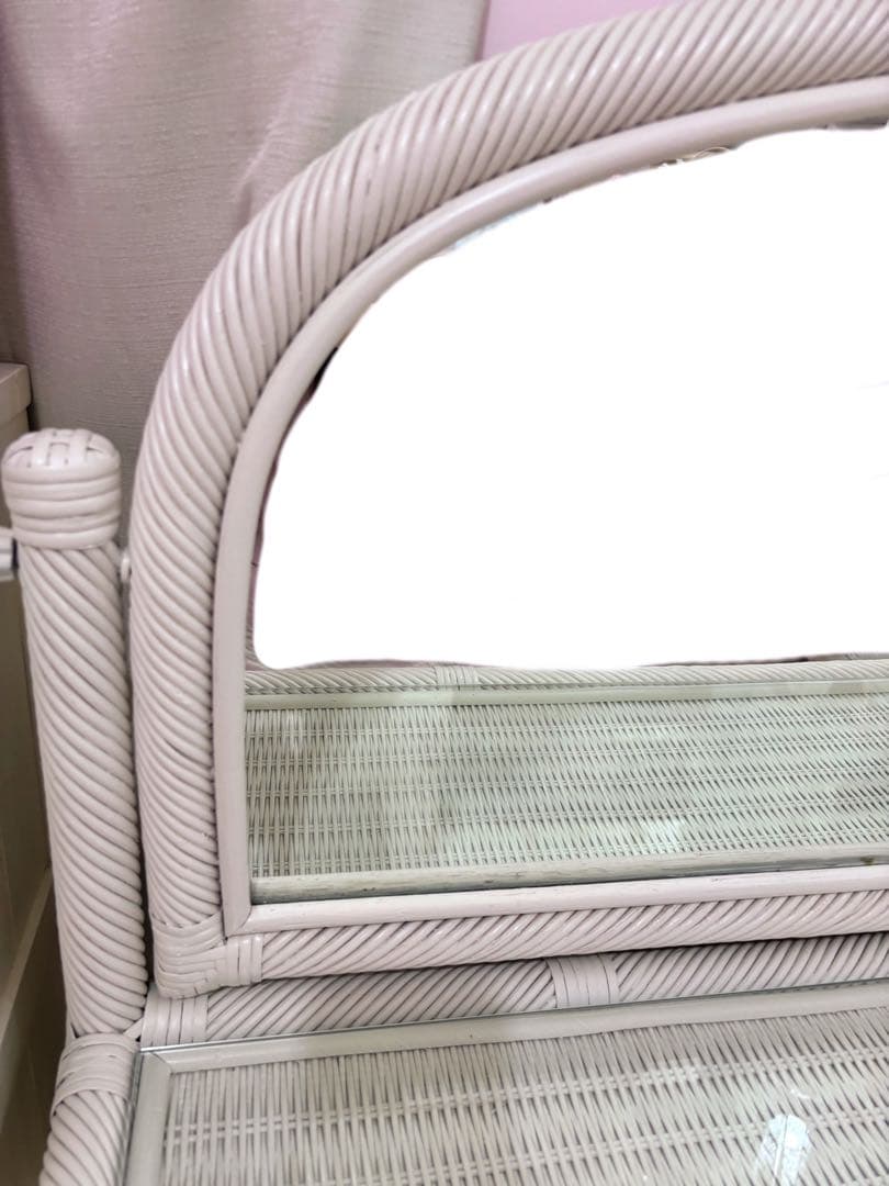 ヴィンテージ　ウィッカー　ラタン　ドレッサー