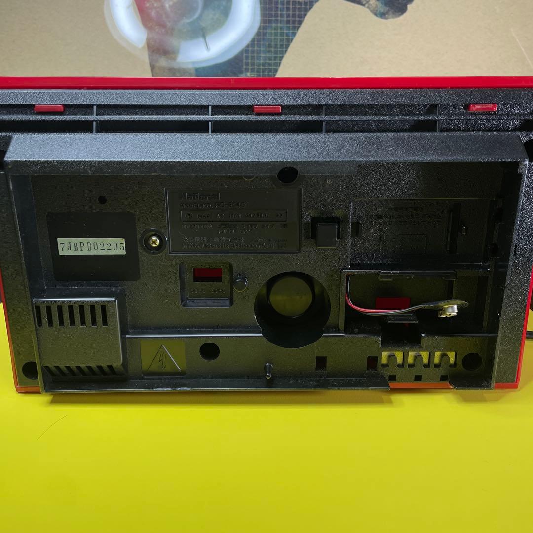National FM-AM 2BAND digital RADIO 置時計