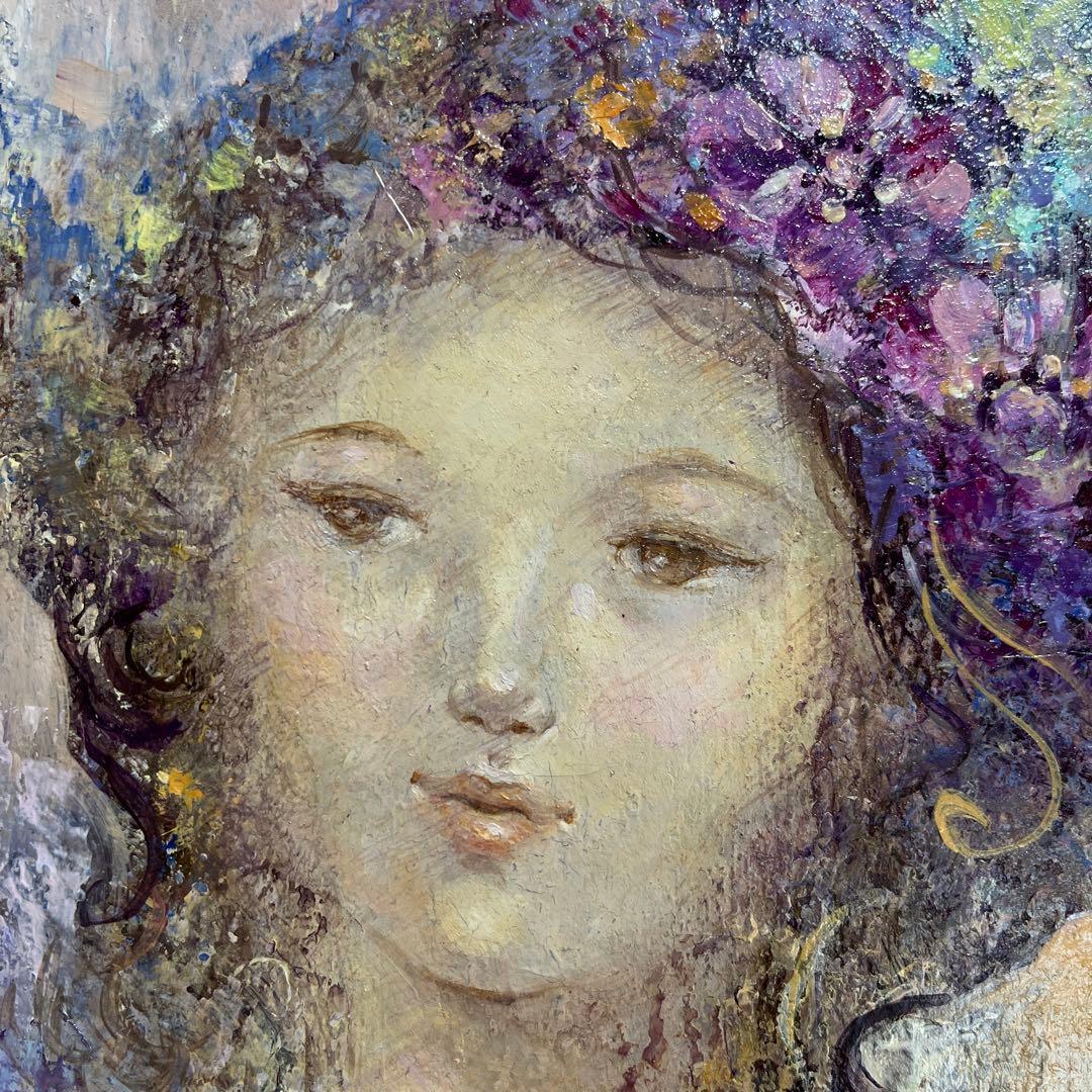 ⭕️油絵　二科会　理事　加覧裕子　[夢] SM 日動画廊　総理大臣賞受賞　絵画