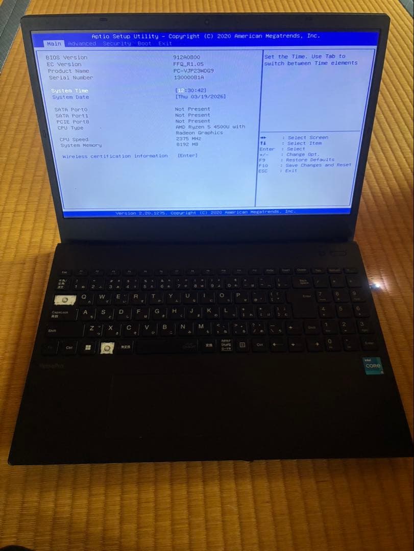 ジャンク品　NEC VersaPro 2台　部品取り　起動しない