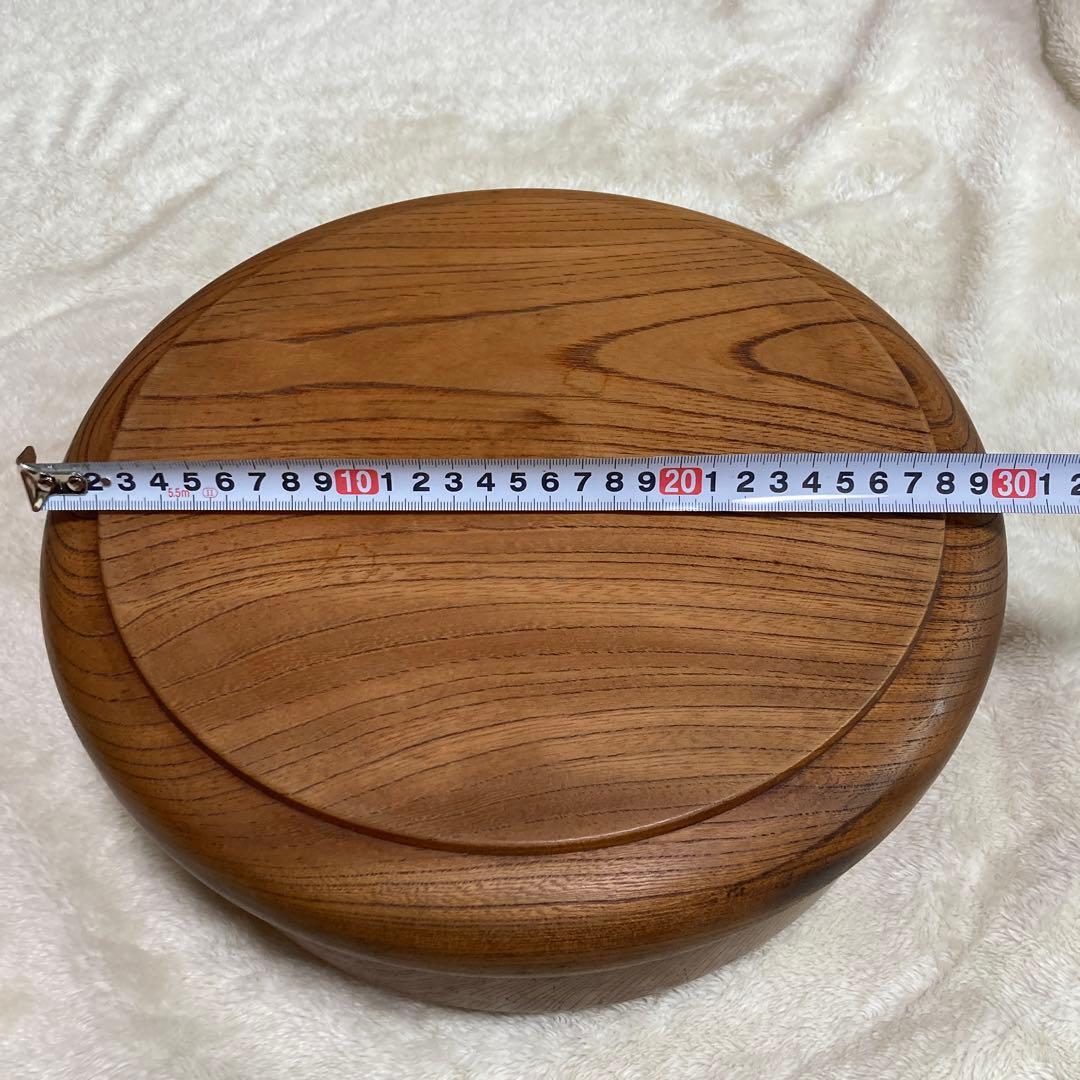 山中漆器　欅　けやき　茶櫃　欅　お櫃　くりぬき　漆器　天然木