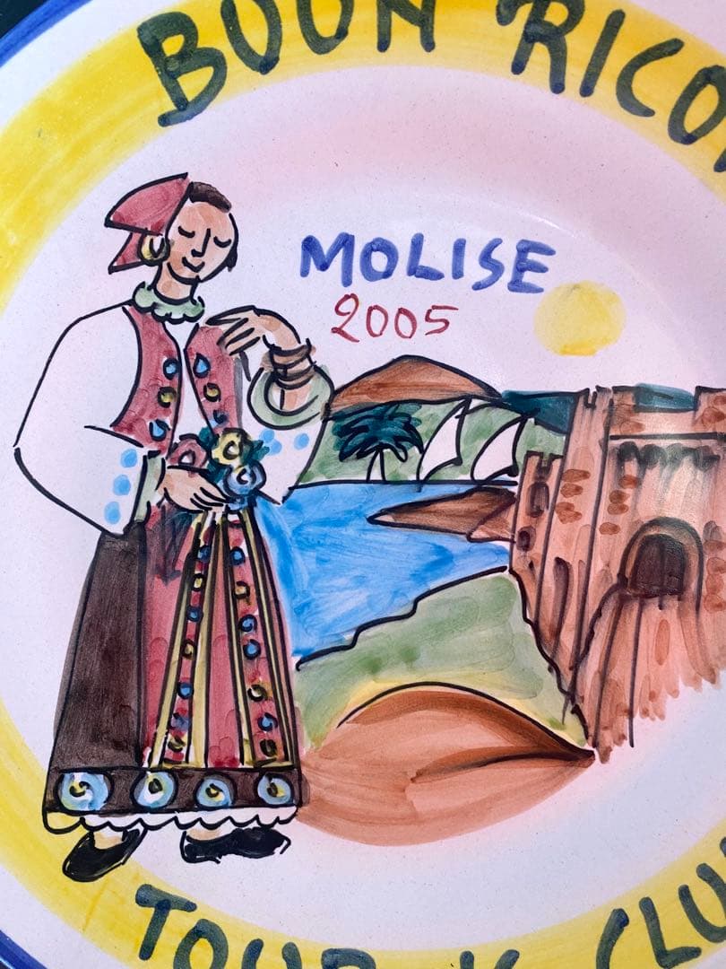 ブオンリコルド　イタリア製絵皿　2005 MOLISE