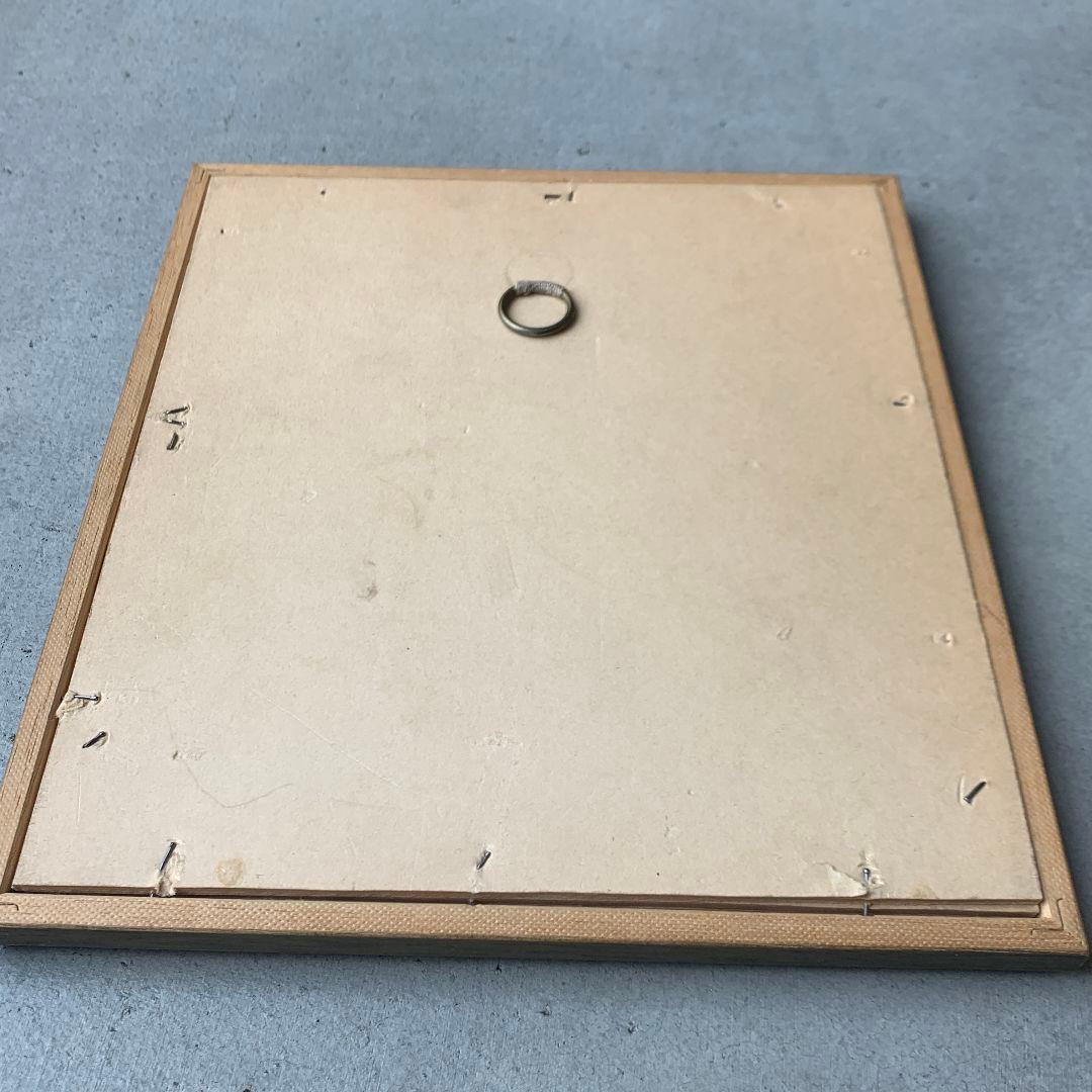 ボタニカルアート　植物画　ポピー　英国　イギリス　絵画　額　木製フレーム