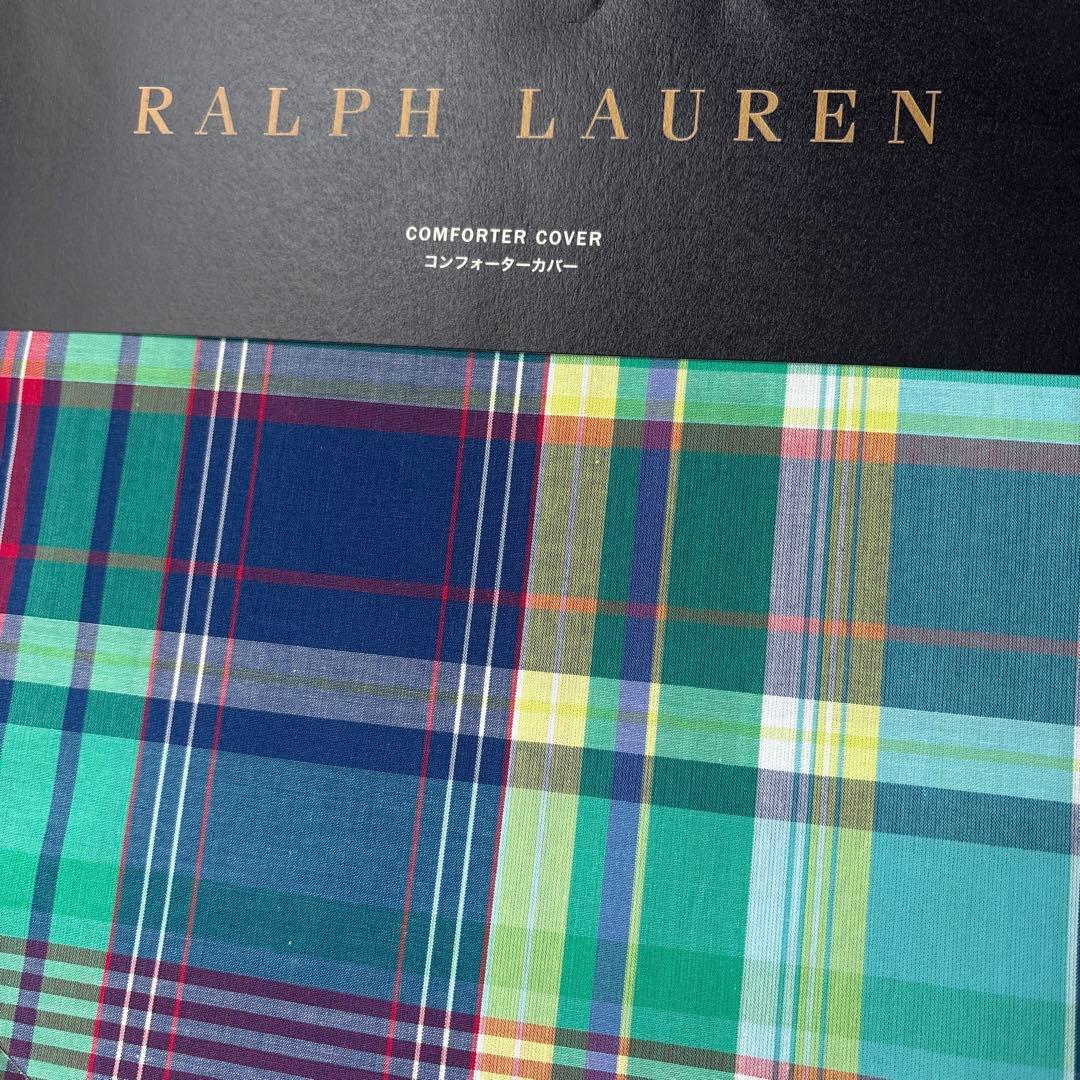 ラルフローレン　ケントマドラスコンフォーターカバー　キングサイズ