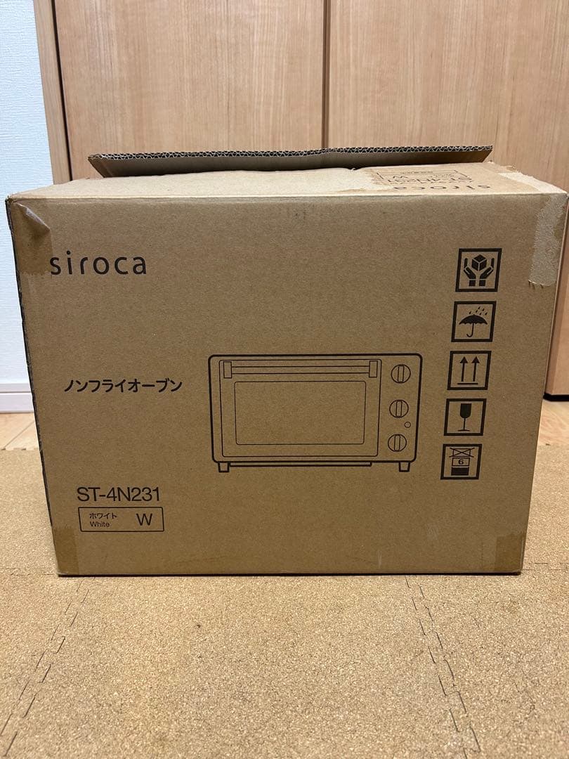 シロカ siroca 新品 ノンフライオーブン ST-4N231ホワイト