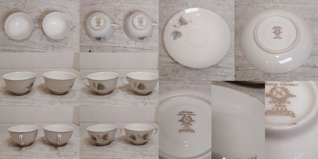 iΦ【まとめ売り】18点 ノリタケ アイボリーチャイナ プレート ポット