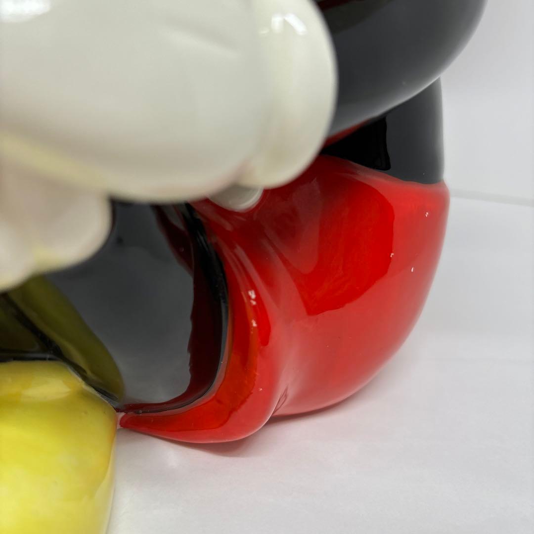 ディズニーランド　ミッキー　ミニー　陶器　置物　2体セット