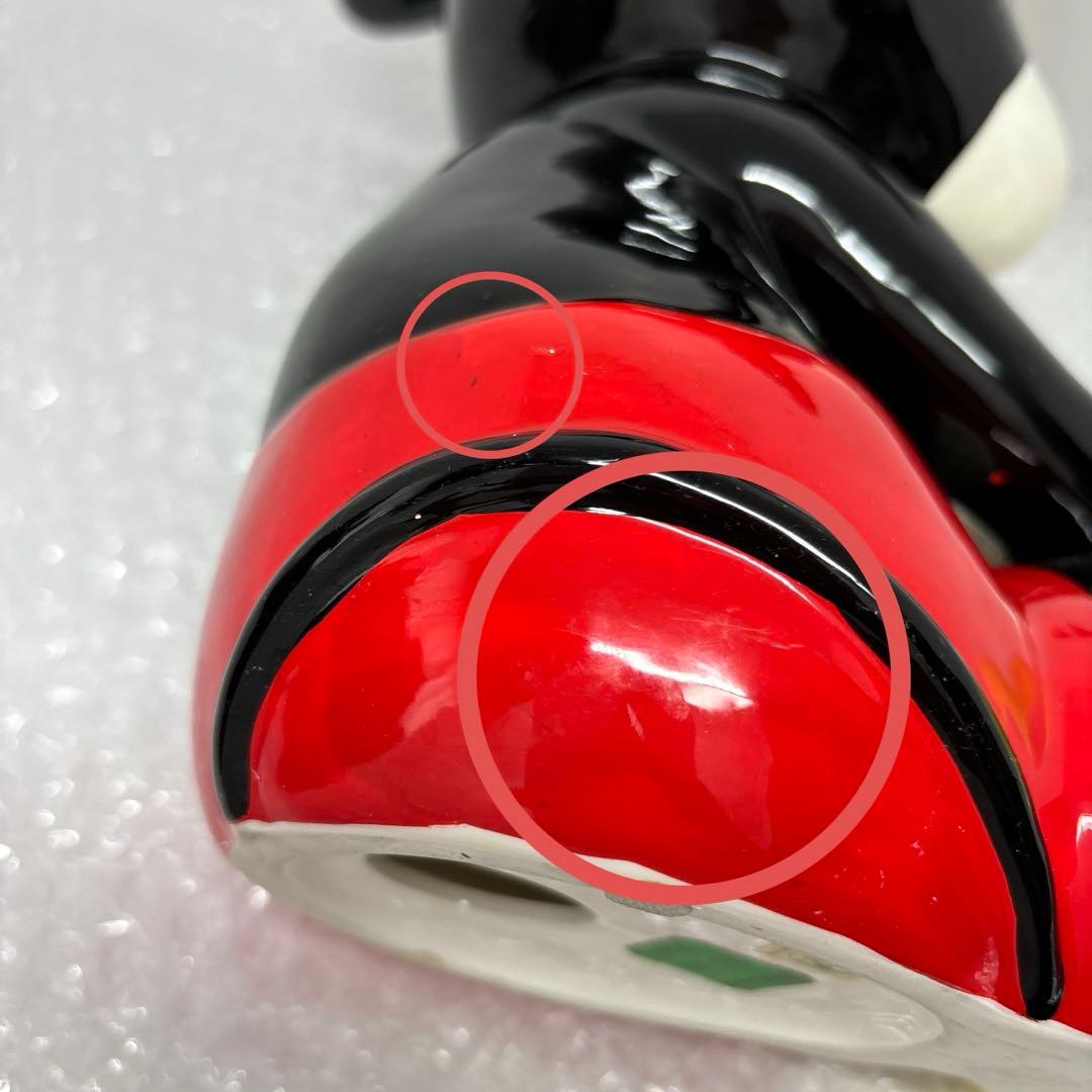 ディズニーランド　ミッキー　ミニー　陶器　置物　2体セット