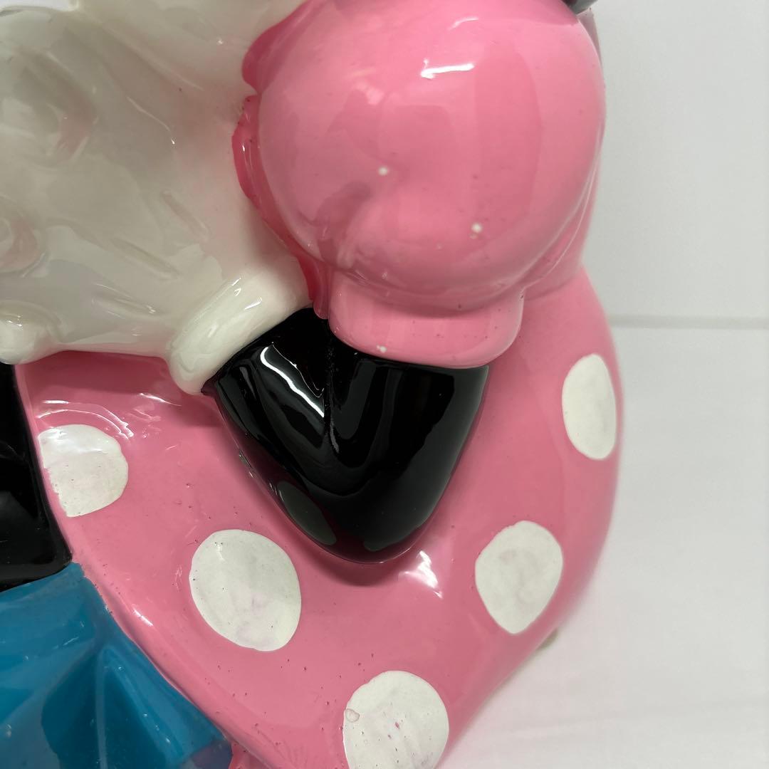 ディズニーランド　ミッキー　ミニー　陶器　置物　2体セット