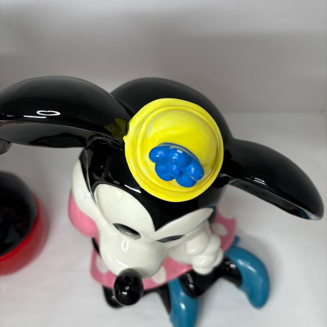 ディズニーランド　ミッキー　ミニー　陶器　置物　2体セット