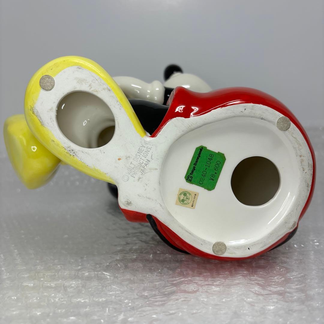 ディズニーランド　ミッキー　ミニー　陶器　置物　2体セット